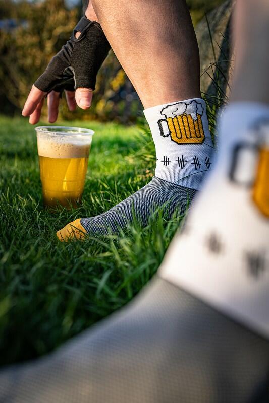 Ralf X cyklistické ponožky VoXX - pivo