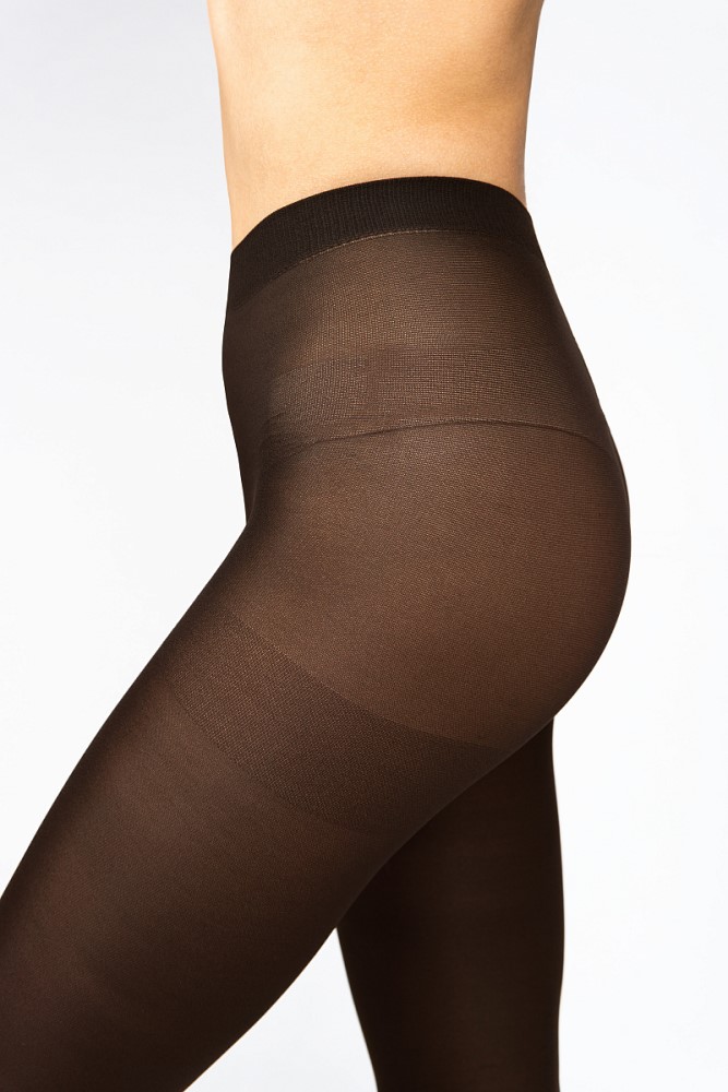 MICRO tights 50 DEN Punčochové kalhoty LadyBoma chocolate