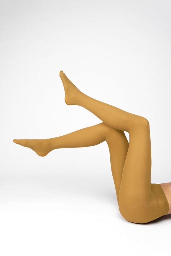 MICRO tights 50 DEN Punčochové kalhoty LadyBoma oak buff