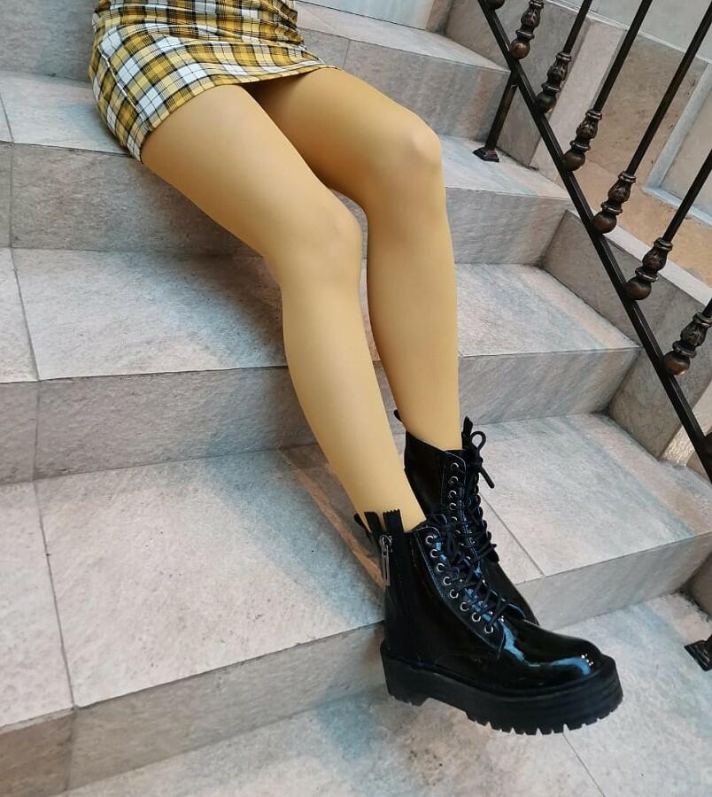 MICRO tights 50 DEN Punčochové kalhoty LadyBoma oak buff