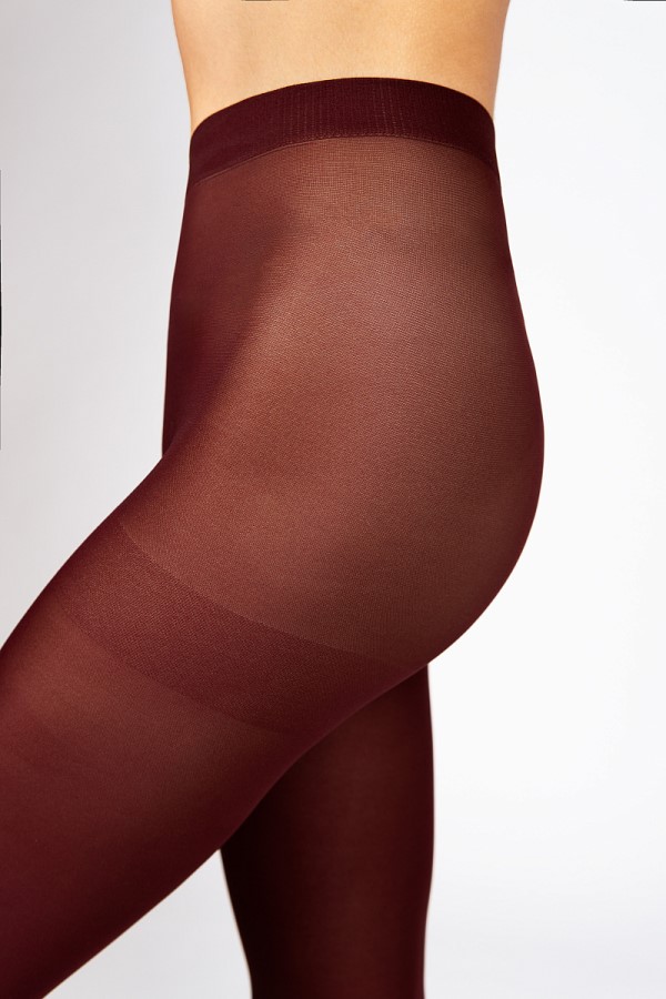 MICRO tights 50 DEN Punčochové kalhoty LadyBoma granatina