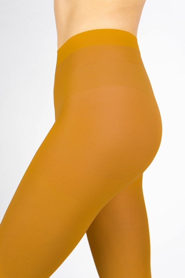 MICRO tights 50 DEN Punčochové kalhoty LadyBoma desert sun