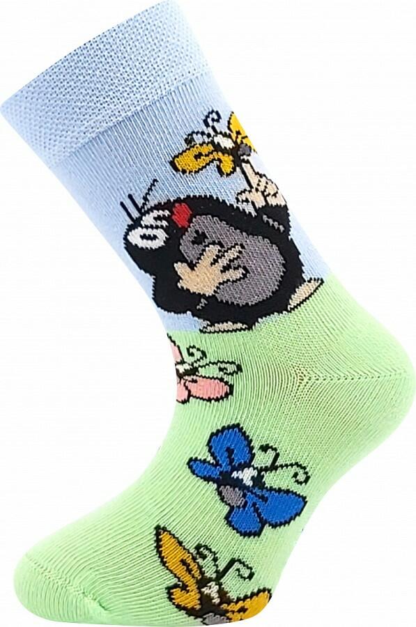 Krtek ponožky Boma mix 1 holka - sada 3 páry