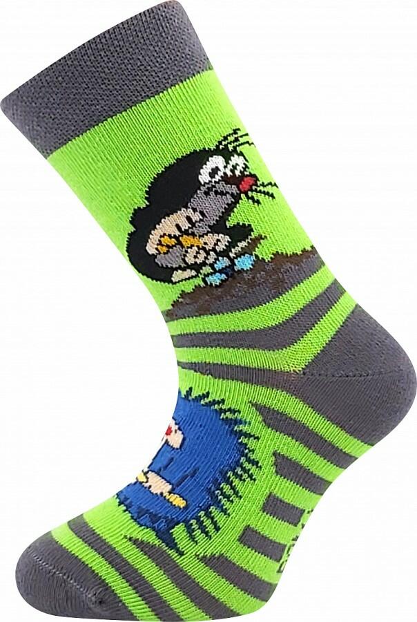 Krtek ponožky Boma mix 2 kluk - sada 3 páry