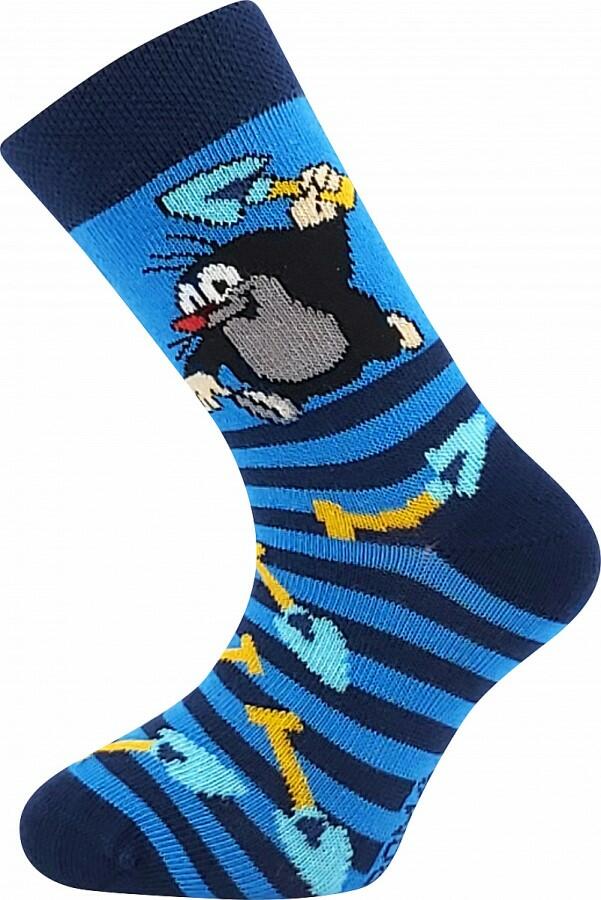 Krtek ponožky Boma mix 2 kluk - sada 3 páry