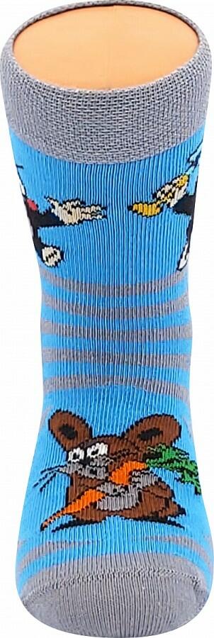 Krtek ponožky Boma mix 2 kluk - sada 3 páry