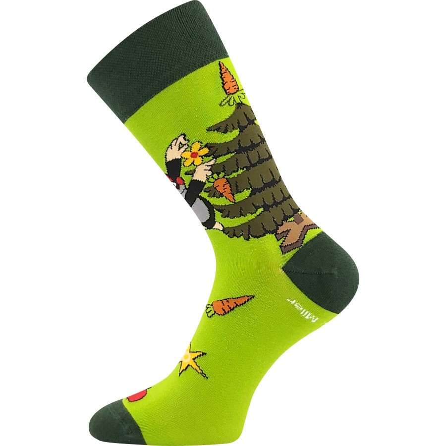 Krtek KR 211 ponožky Boma zelená 2