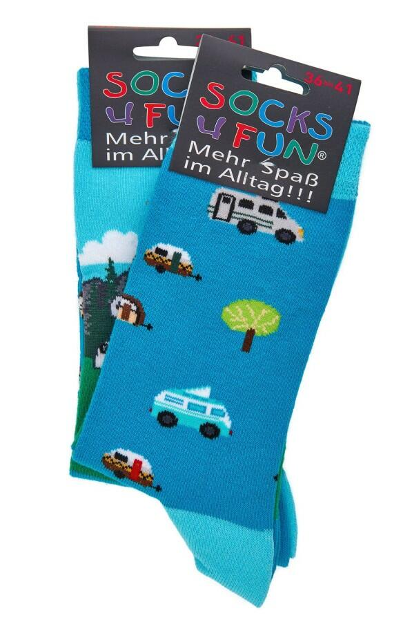 Ponožky Socks 4 Fun 6209.12 Kempování - sada 2 páry
