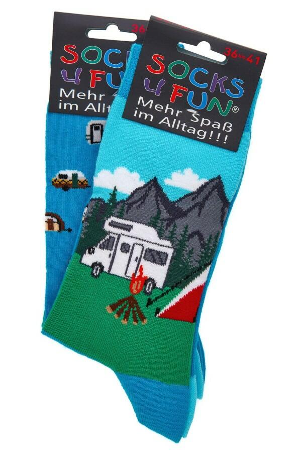 Ponožky Socks 4 Fun 6209.12 Kempování - sada 2 páry