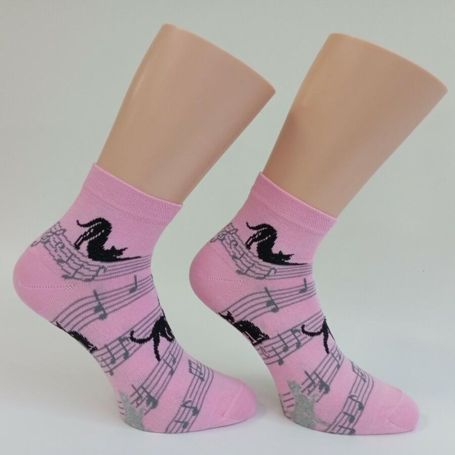 Smetana dámské kotníkové ponožky Trepon