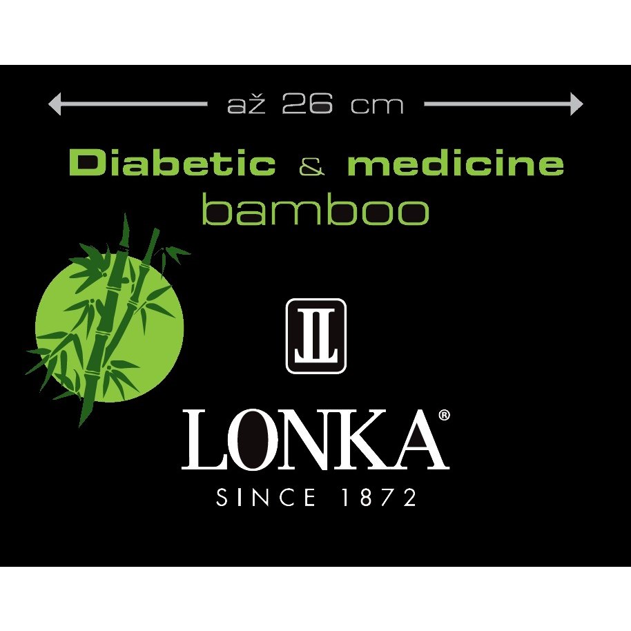 Diabambix bambusové roztažné ponožky Lonka