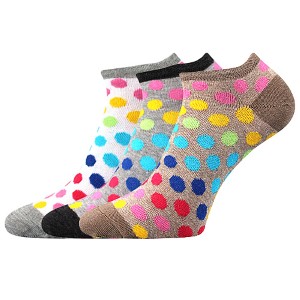 Piki 65 mix B ponožky Boma - sada 3 páry