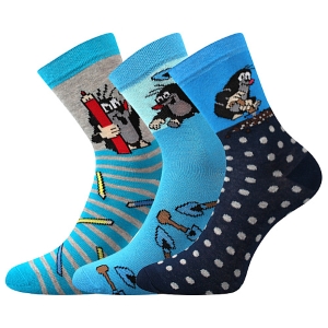 Krtek ponožky Boma mix kluk - pár