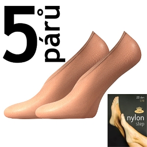 NYLONstep 20 ťapky LadyBoma beige - 5 párů