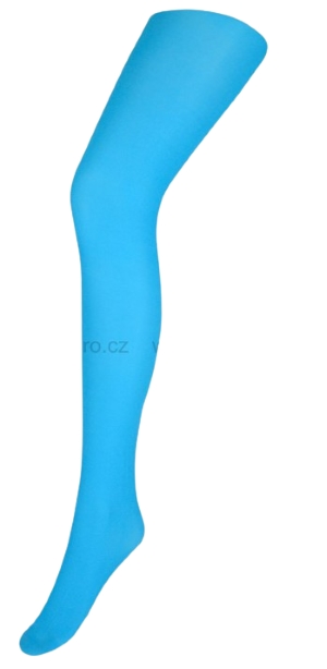 Punčochové kalhoty HOZA 70 DEN microfibro, tyrkys