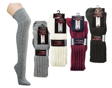 Nadkolenky Socks 4 fun akrylové 2728
