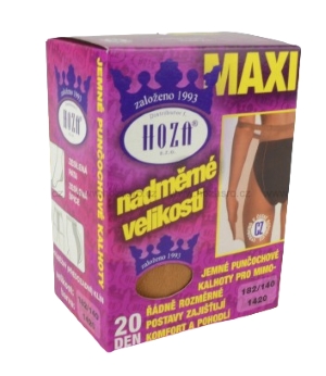 Punčochové kalhoty Hoza nadměrné D03