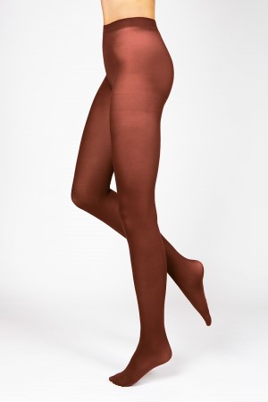 MICRO tights 50 DEN Punčochové kalhoty LadyBoma marsala