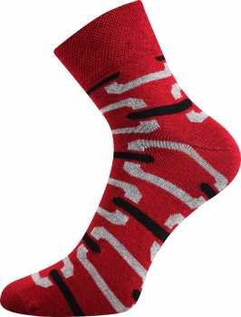 Jana 49 dámské ponožky Boma vínová