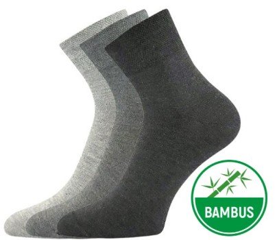 Ekom bambusové ponožky Boma mix - sada 3 páry