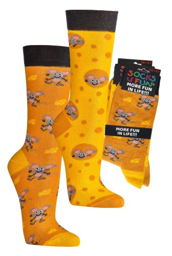 Ponožky Socks 4 Fun 6209.74 Myšky - sada 2 páry