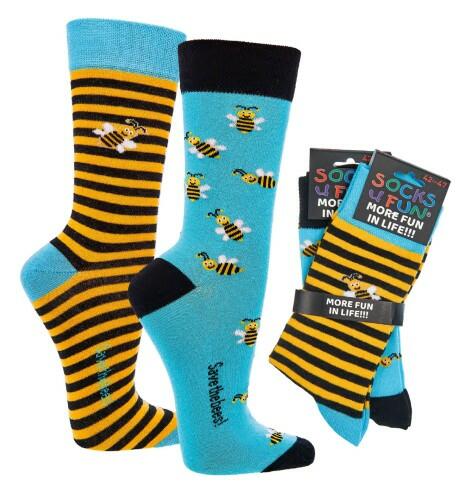 Ponožky Socks 4 Fun 6209.29 Včelky - sada 2 páry