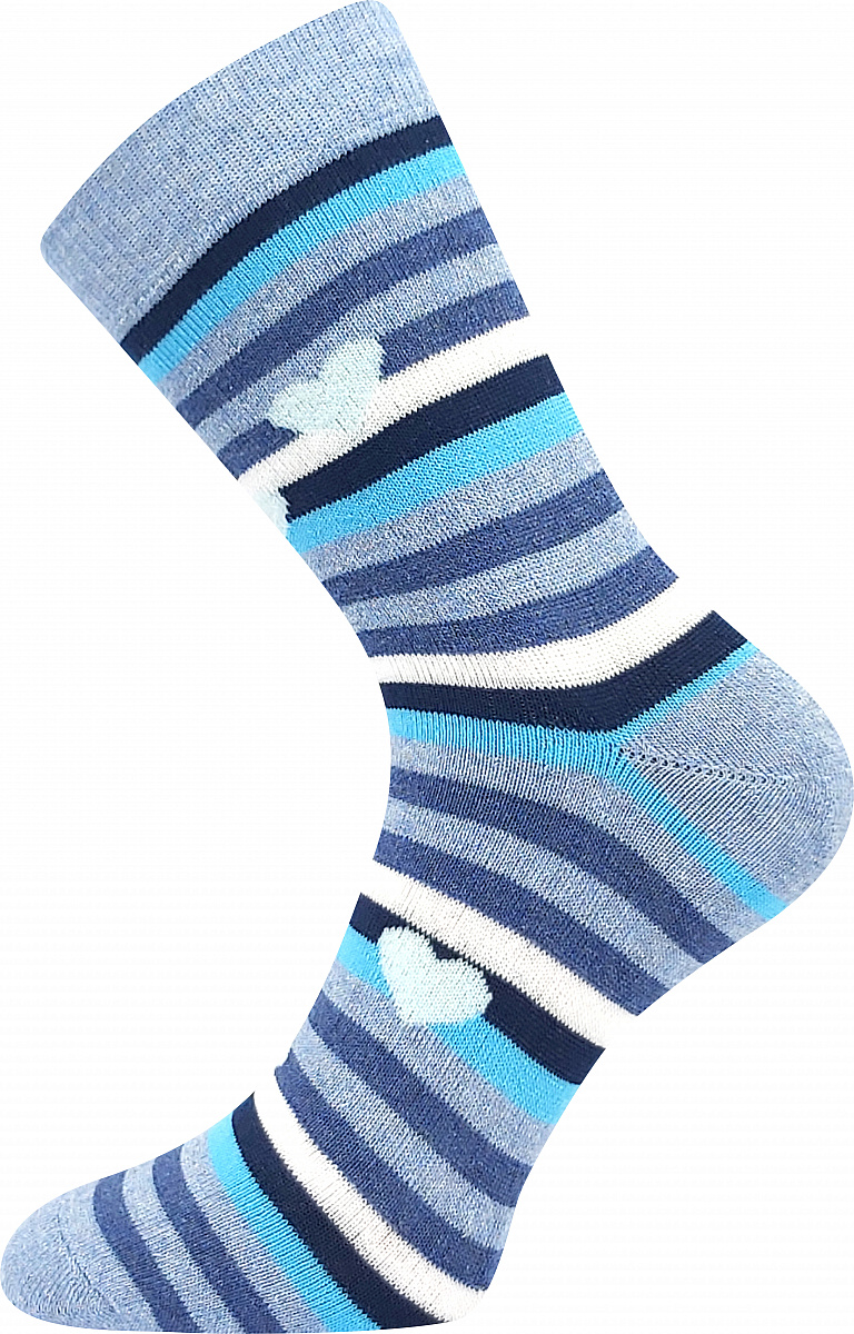 Pruhana 2 mix A froté ponožky Boma - sada 2 páry