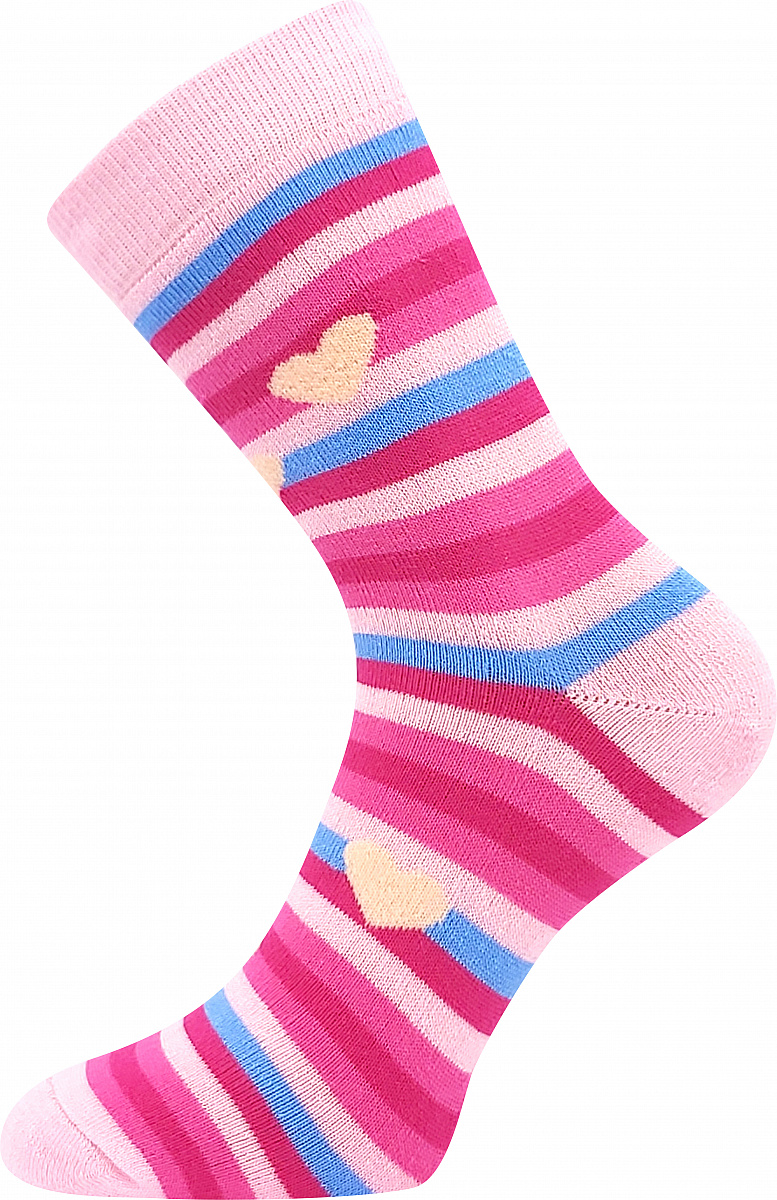 Pruhana 2 mix B froté ponožky Boma - sada 2 páry