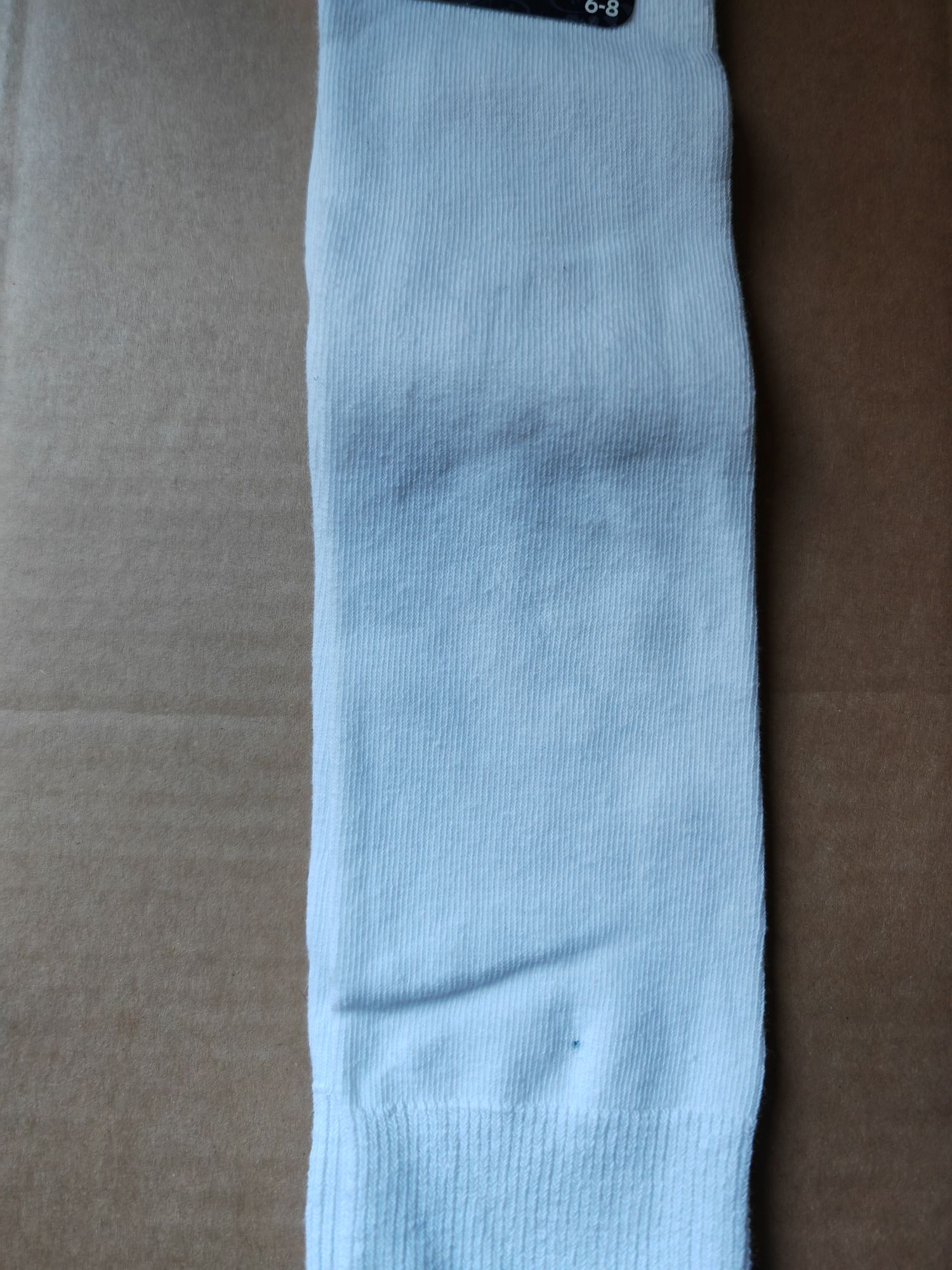 Dámské podkolenky Hoza hladké, bílé - 2.JAKOST