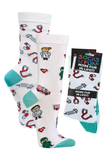 Ponožky Socks 4 Fun 6209.36 lékař - sada 2 páry